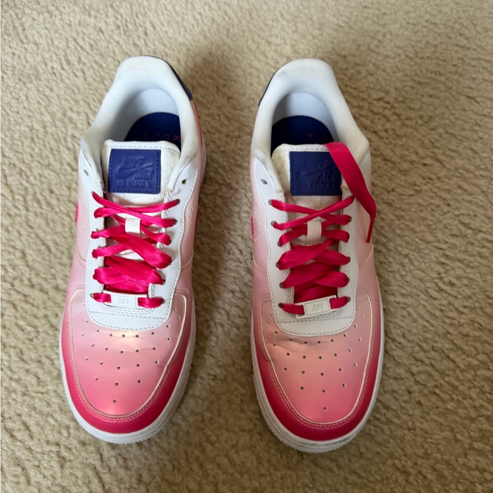 Nike Air Force 1 Low Kay Yow AF1 Women's 8 Pink Shoes Sneakers CT1092-100 - Picture 2 of 5